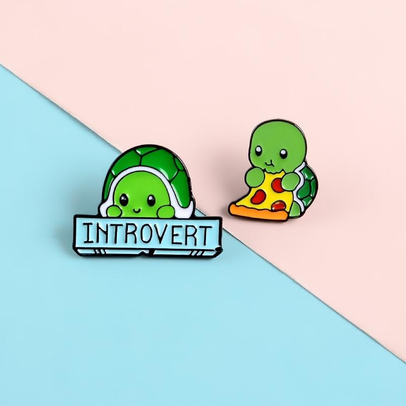 Introverted Turtle Pins - pin