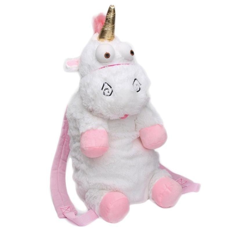 It's So Fluffy White Unicorn Backpack Despicable Me