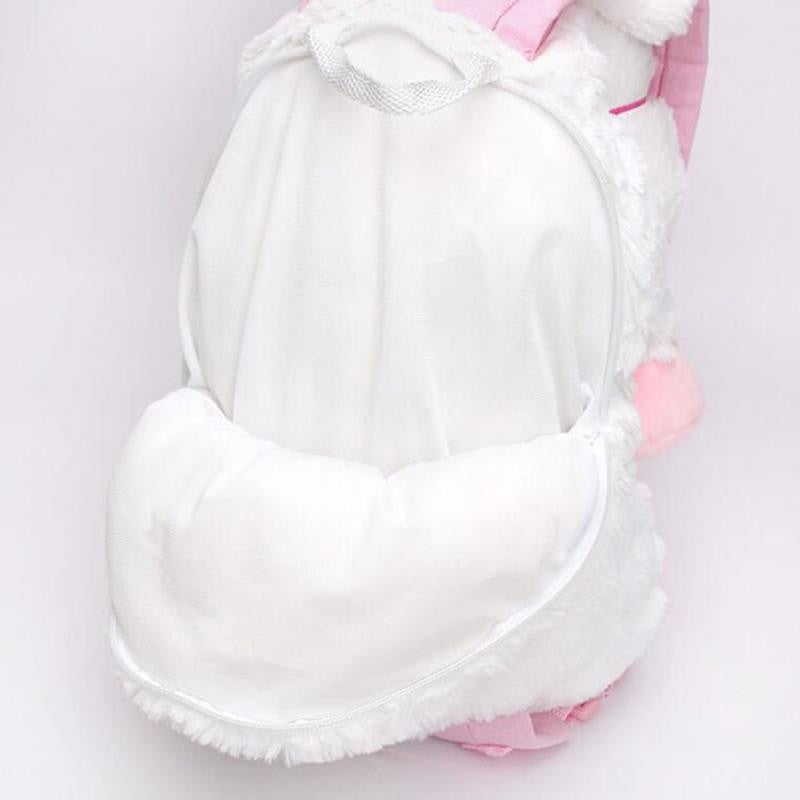 White It's So Fluffy Unicorn Backpack Book Bag Knapsack School Disney Despicable Me Movie by DDLG Playground
