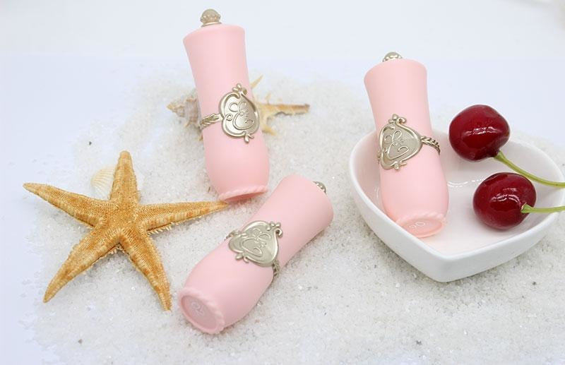 jelly color changing lipstick dried flowers inside pink elegant chic casing princess waterproof lip gloss balm by ddlg playground