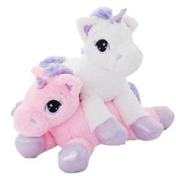 Jumbo Fluffy Unicorn Plush - stuffed animal