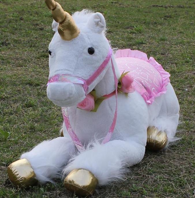 jumbo life size white unicorn stuffed animal plush soft toy riding realistic huge majesty magical unicorn mythological creature bedroom nursery decor abdl cgl little space mdlb dd/lg by ddlg playground