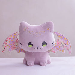 Kawaii Baby Bat Plushies - 27cm / Purple - bat, bat wings, bats, fairy kei, keis