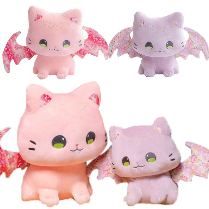 Kawaii Baby Bat Plushies - bat, bat wings, bats, fairy kei, keis