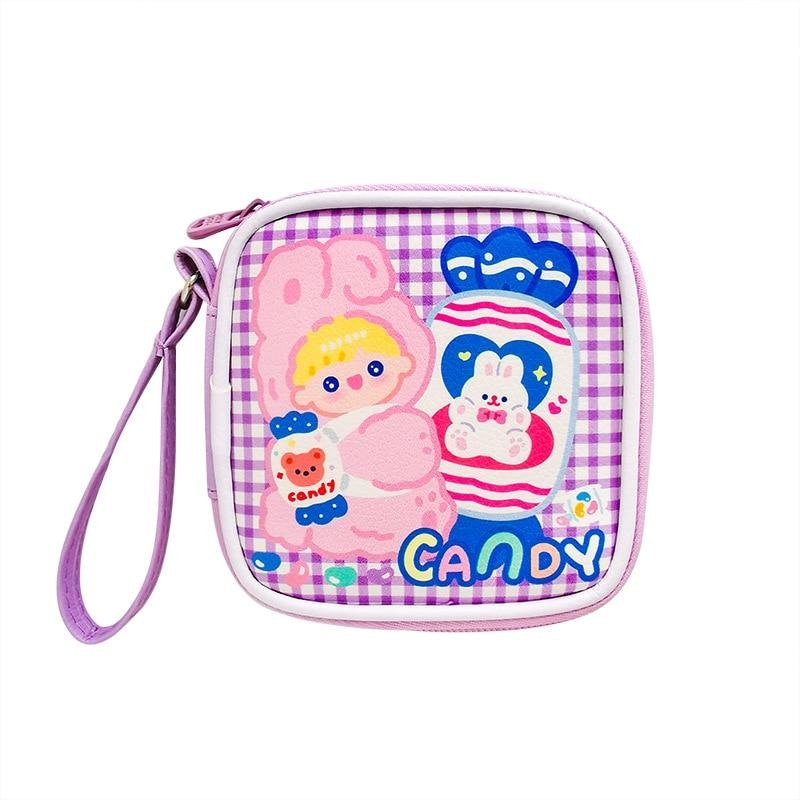 Kawaii Charger Carrying Case - age regression, baby animals, bags, bear brown