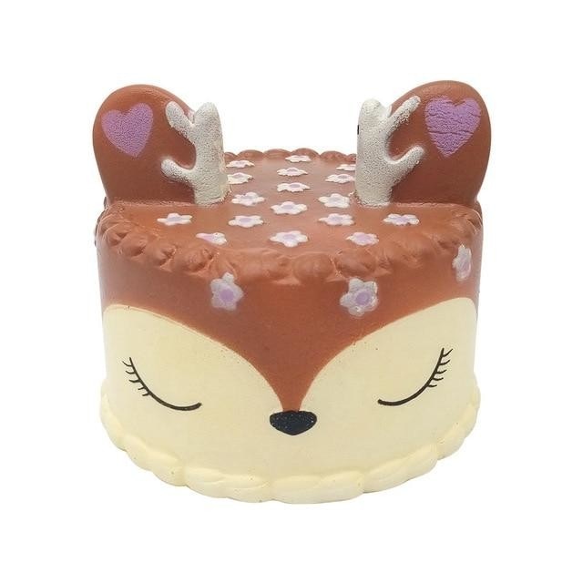 Kawaii Food Squishies - Deer Cake - squishy