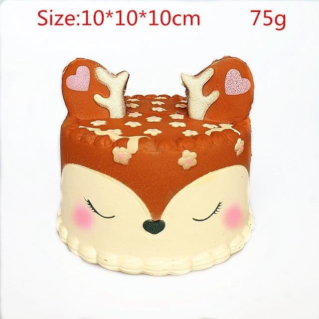 Kawaii Squishies (40+ Styles) - 10cm Foxy Cake - squishy