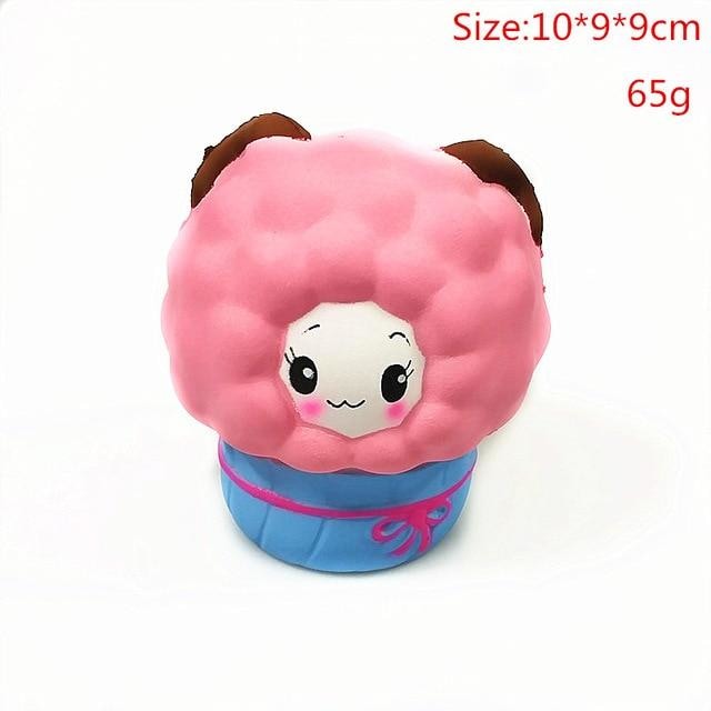 Kawaii Squishies (40+ Styles) - 10cm Pink Sheep - squishy