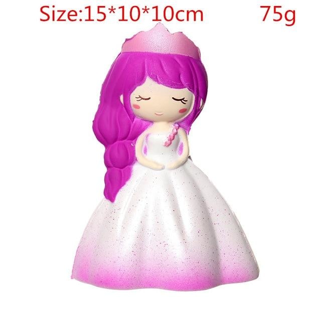 Kawaii Squishies (40+ Styles) - 15cm Purple Princess - squishy