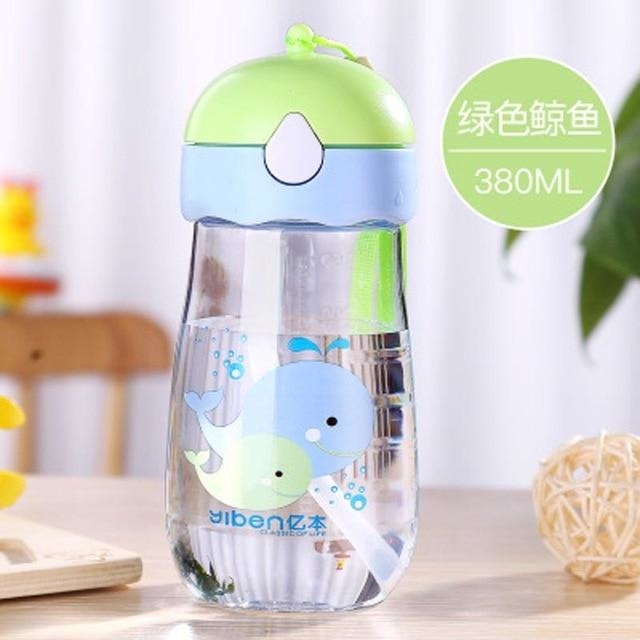 Kawaii Strap Sippies - Green Whale 380ml - cup