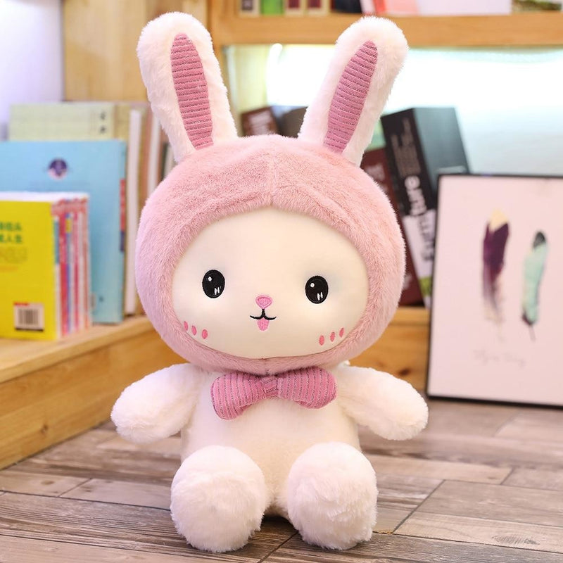 Cartoon Rabbit Cosplay Dress Up Plush Toys Stuffed Cute Animals Bun