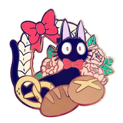 Kiki's Delivery Service Cat Enamel Pin Lapel Brooch Jiji Kawaii Anime Studio Ghibli