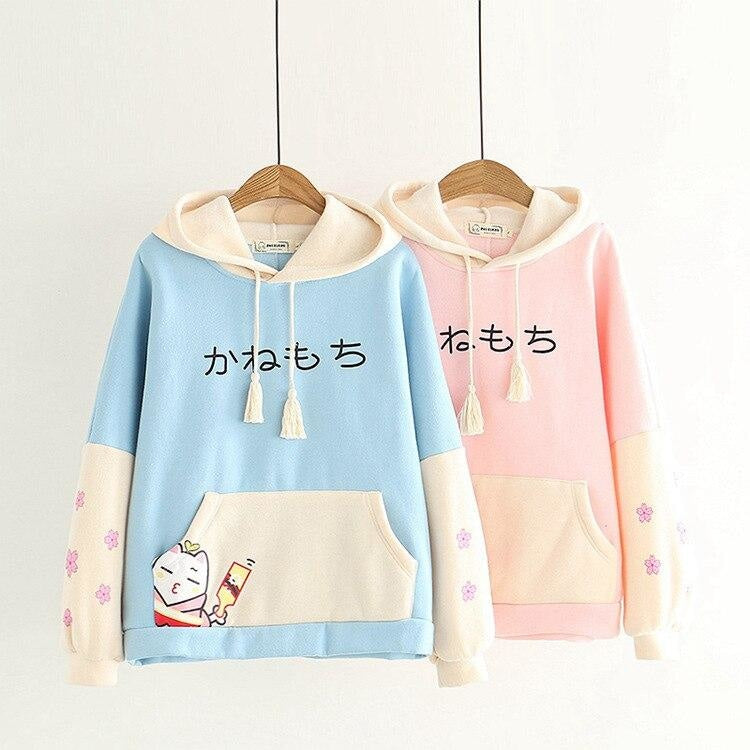 Kitten Artist Hoodie - sweater