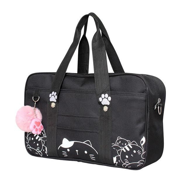 Kitten Duffle Bag Gym Overnight Purse Satchel Kawaii DDLG Playground