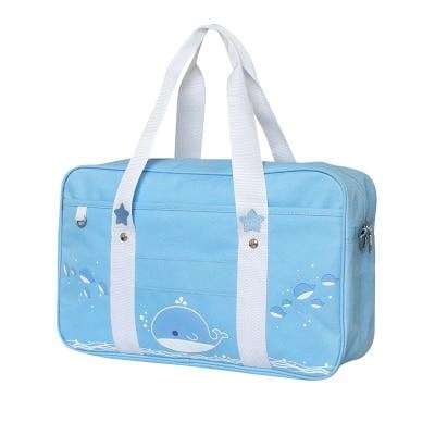Kitten Duffle Bag - Blue Whale - Bags