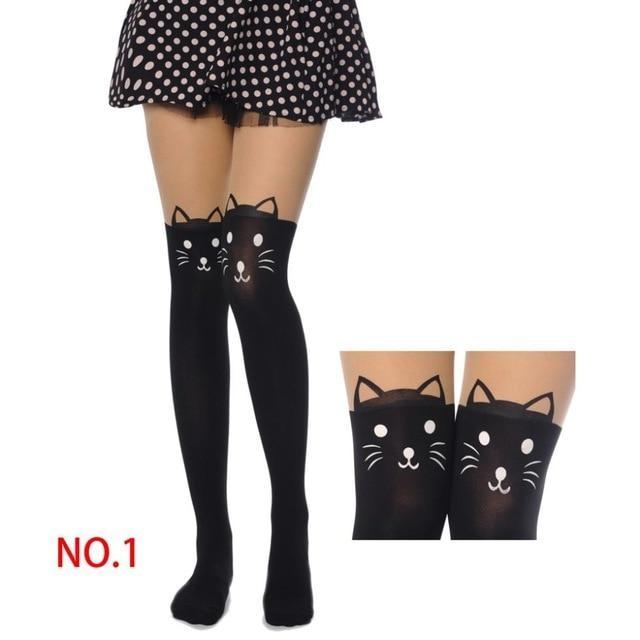 Kawaii Pantyhose Stockings Nylon Socks Cute Harajuku Fashion by DDLG playground