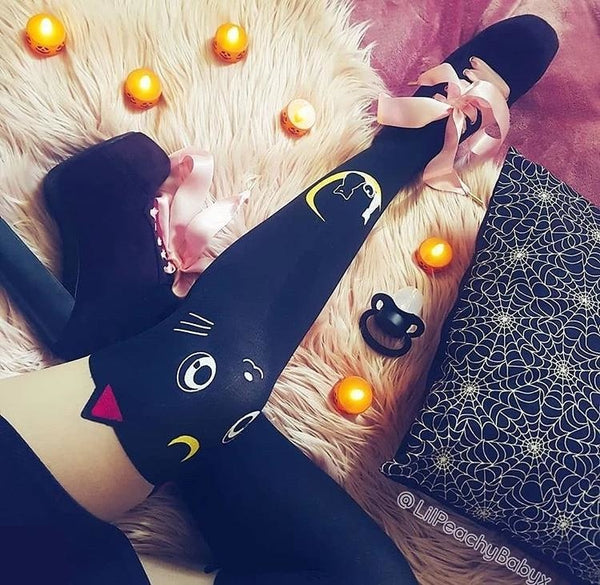 Kitten Tights - Sailor Moon Black - tights