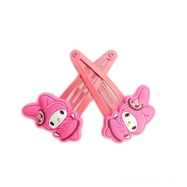 Kuromi Clippies - Melody Pink Hair Clips - accessories