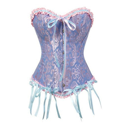 Lady In Lace Genuine Corsets - Pastels / M - bustier