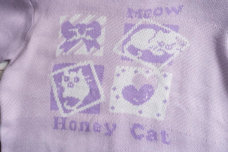 Lavender Kitten Crewneck - hoodie