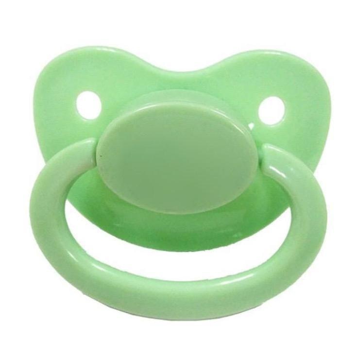 Regular Green Pacifier Green Adult Pacifier Paci Binkie Soother – DDLG Playground