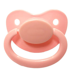 pastel light pink adult pacifier paci binkie soother mouth guard nipple autism autistic little space ddlg cgl abdl cglre age regression agere