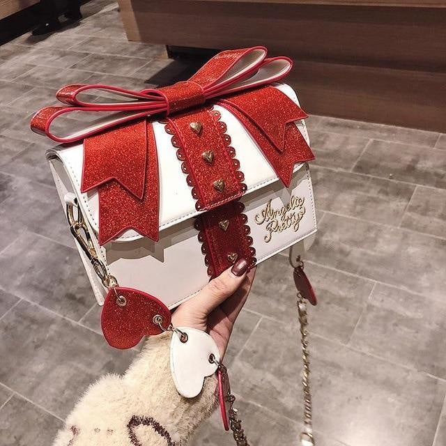 Little Gift Handbag - White - purse