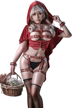 Little Red Riding Hood Harness Cosplay - bdsm, bondage, cosplay, cosplayer, cosplaying