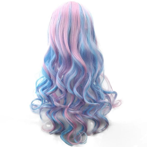 Long Cotton Candy Wig - wig