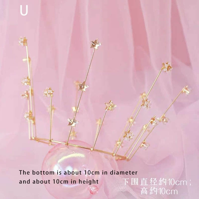 Luxury Princess Crowns - U - crown, crowns, headbands, princess tiara