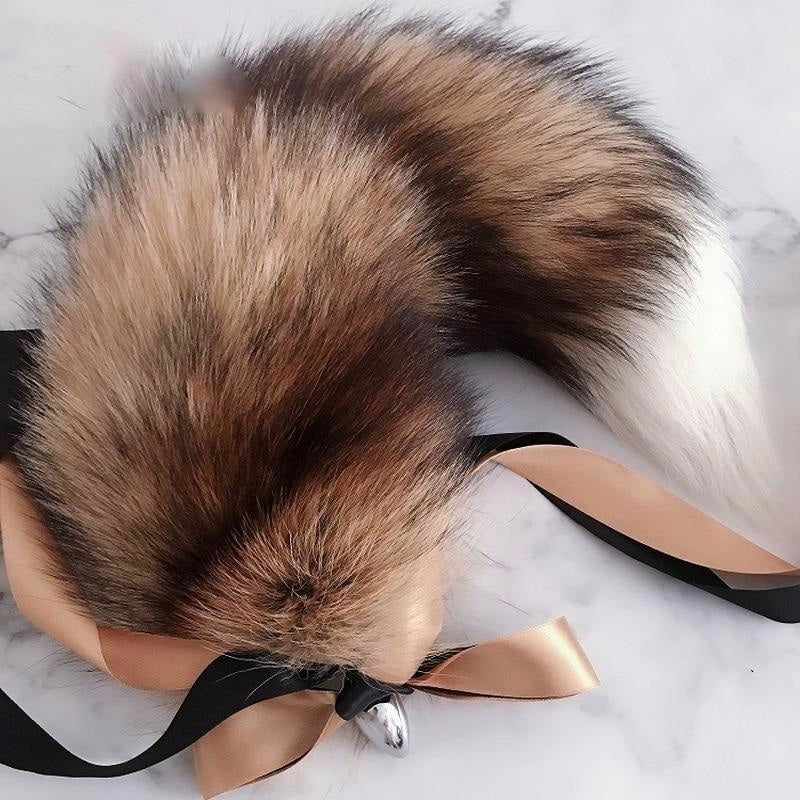 Luxury Realistic Fox Tail - tail plug