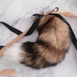 Luxury Realistic Fox Tail Plug Anal Butt Plug DDLG Playground Luxury Realistic Fox Tail Plug Anal Butt Plug DDLG Playground