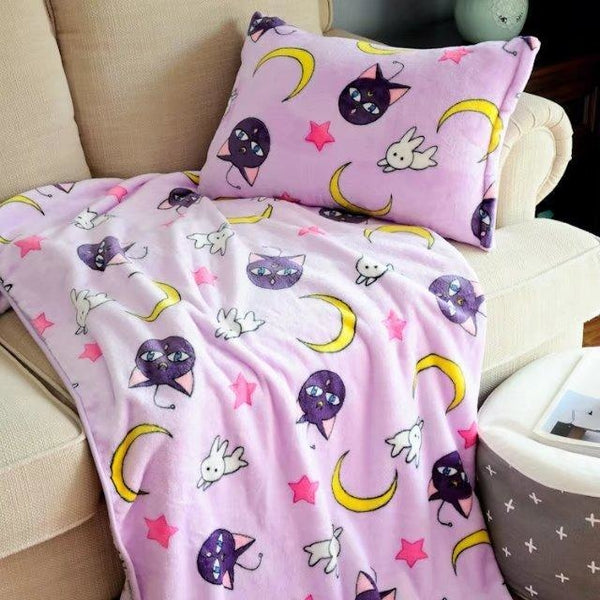 Magic Moon Fuzzy Blanket - artemis, blanket, blankets, blankies, furry