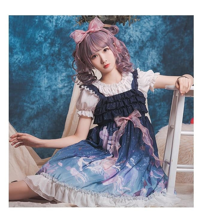 Majestic Jellyfish Lolita Dress - lolita dress