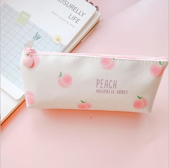Majestic Unicorn Pencil Case - Peach 3 - bag