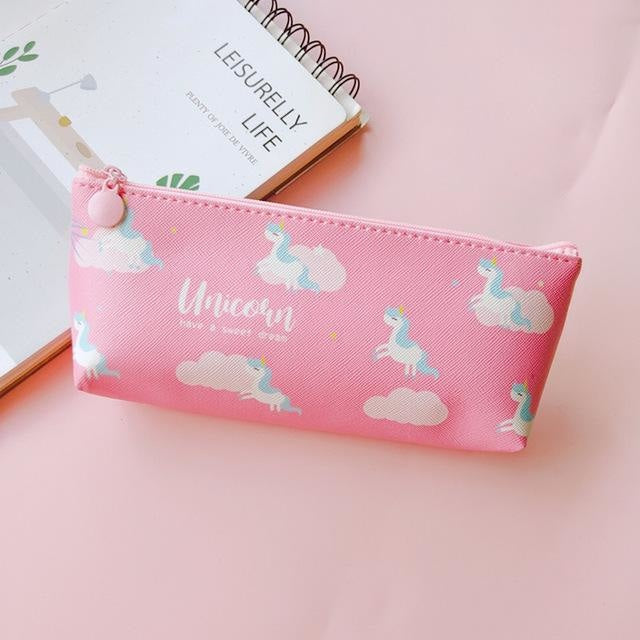 Majestic Unicorn Pencil Case - Pink Unicorns - bag