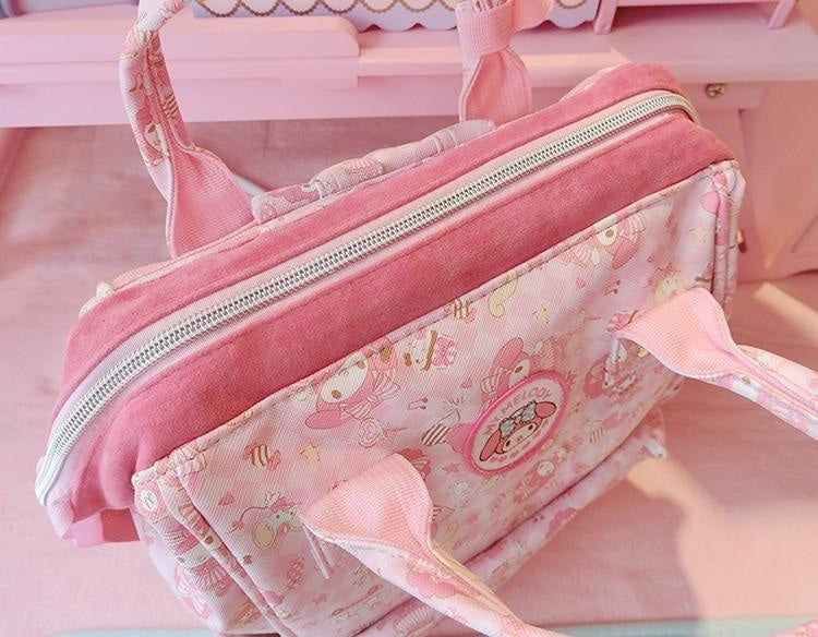 Pink Kawaii My Melody Backpack Rucksack Fairy Kei Harajuku Fashion