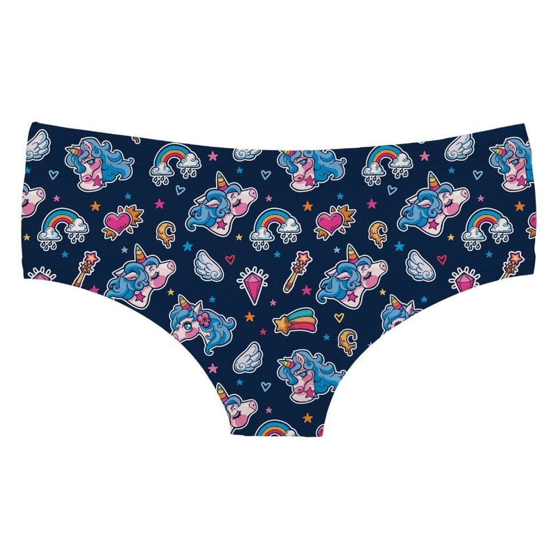 Midnight Unicorn Panties - underwear
