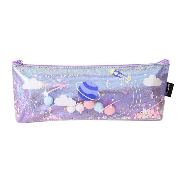 Milky Galaxy Cosmetic Bag - Purple Planets - accessories