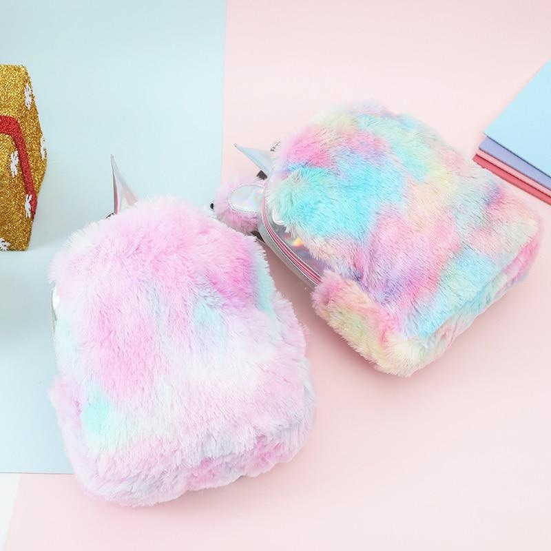 Milky Pastel Fairy Kei Unicorn Book Bag Backpack Holographic Straps Cute Princess Fashion