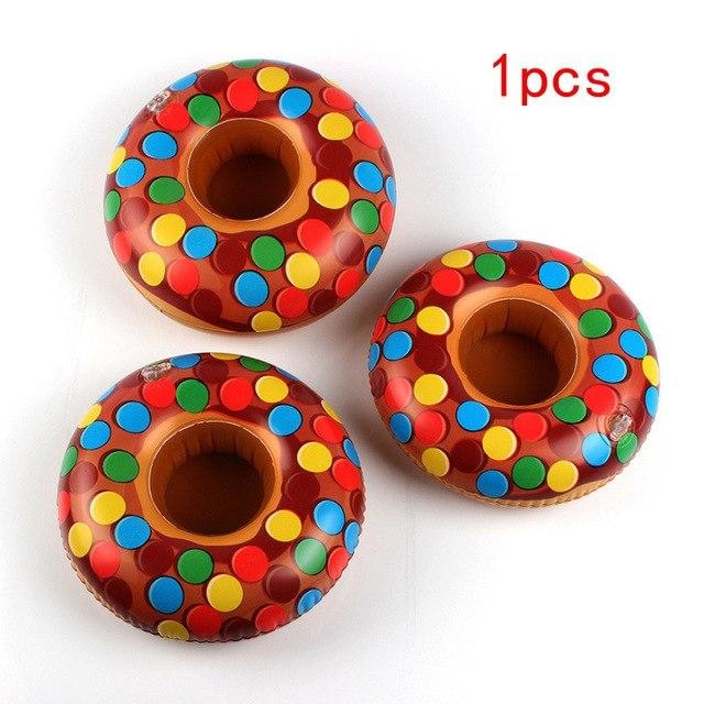 Miniature Bath Floaties - Brown Sprinkle Donut - Bath Toy