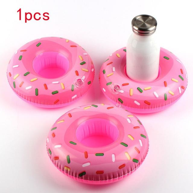 Miniature Bath Floaties - Pink Sprinkle Donut - Bath Toy