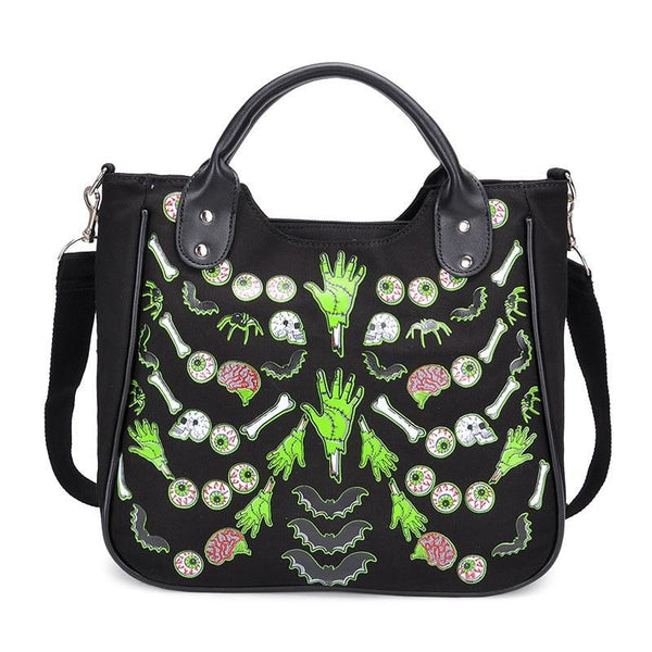 Monster Mash Handbag Halloween Purse Gothic Creepy | DDLG Playground