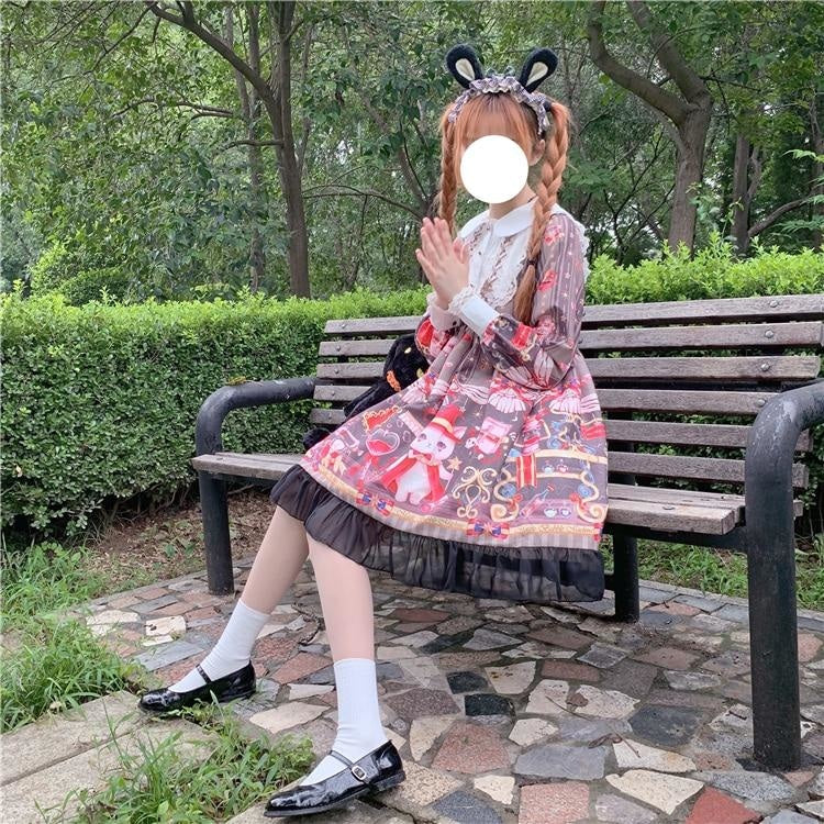Neko Magician Lolita Dress - dress