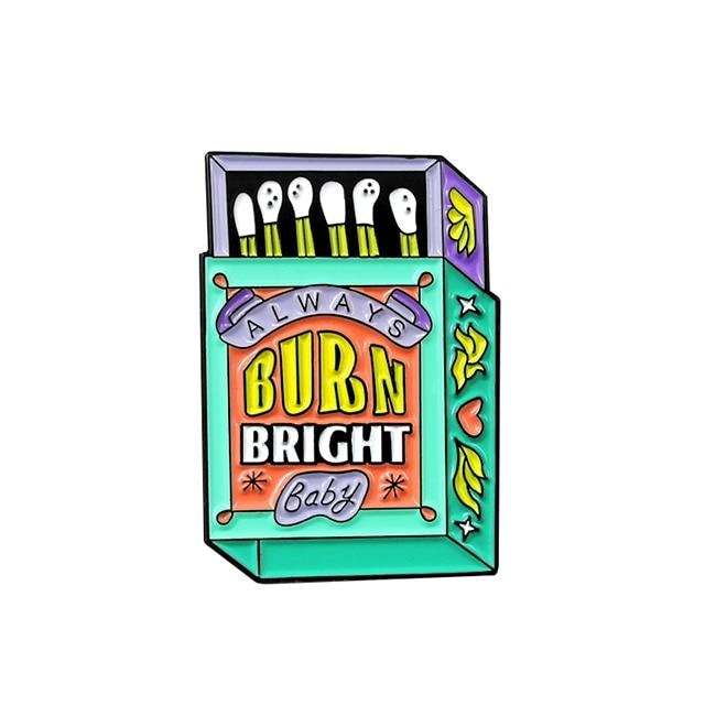 No F*cks Pin - Matchbox - pin