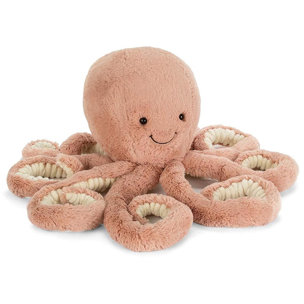 Kawaii Octopus Plush Stuffed Animal Toy Cute Fuzzy Furry Sea Animal 