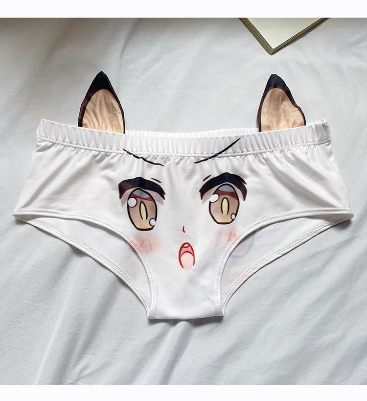 Otaku Neko Panties - anime, anime eyes, face, faces, eyes