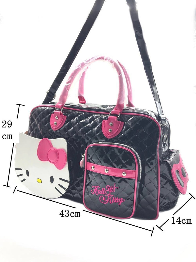 Oversized Kitten Duffle Bag - 3d handbag, bags, bear, cases, duffle bag