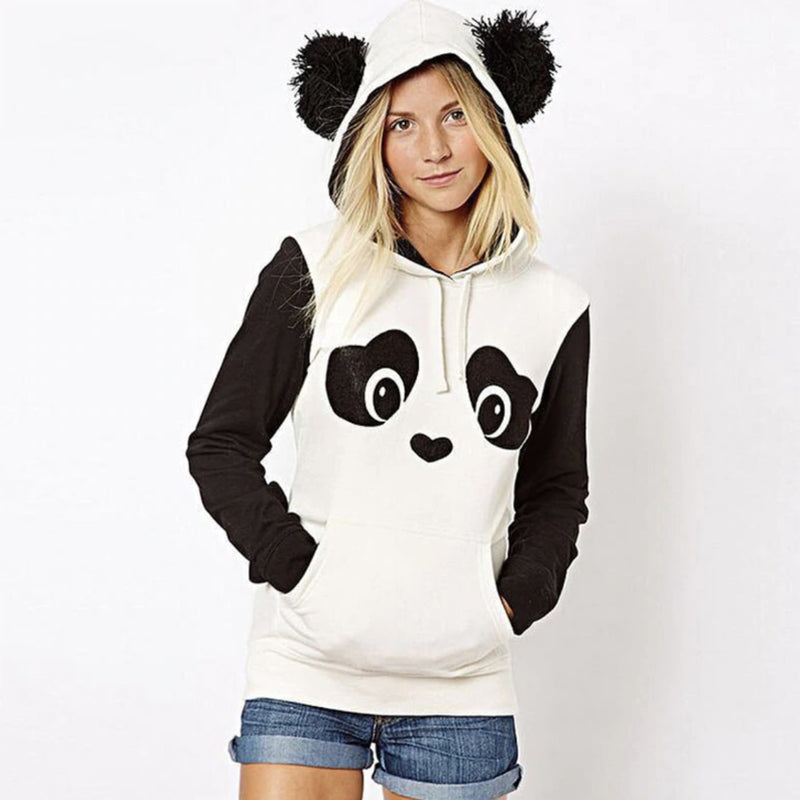 Panda Hooded Sweater - hoodie