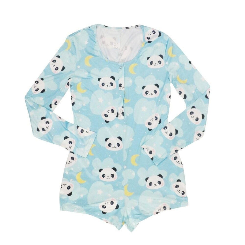 Panda Sleeper - Face / L - bodysuit, bodysuits, jammies, onesie, onesies